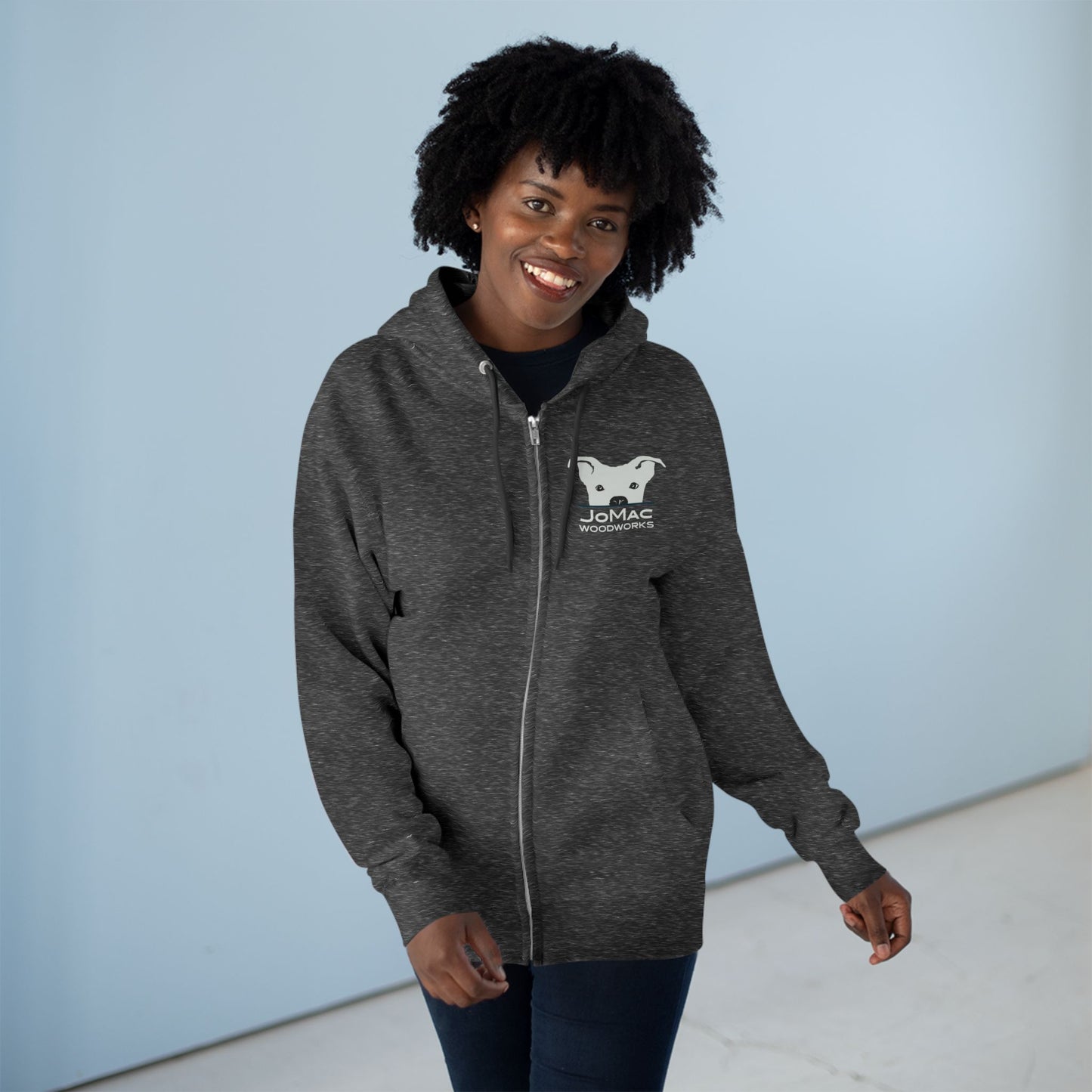 JoMac Logo Unisex Zip Hoodie
