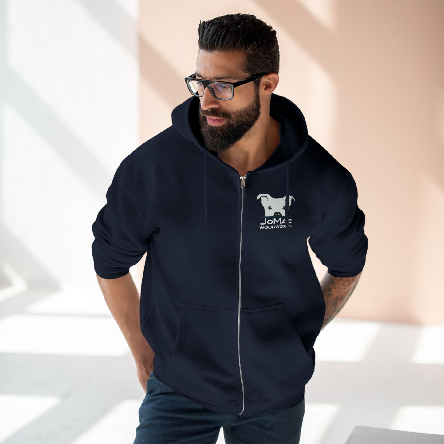 JoMac Logo Unisex Zip Hoodie